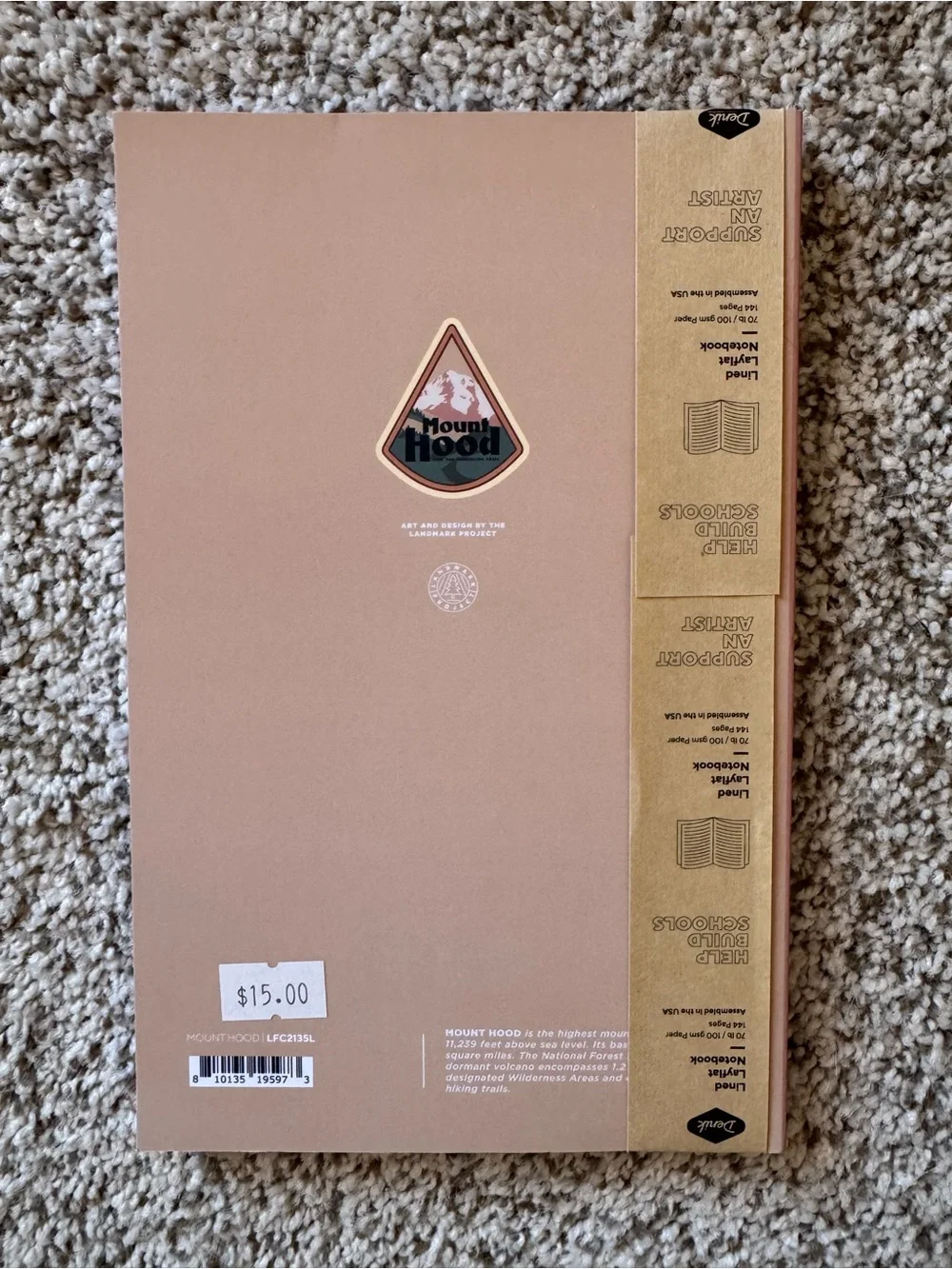 Denik x The Landmark Project Mount Hood Brand New Journal
